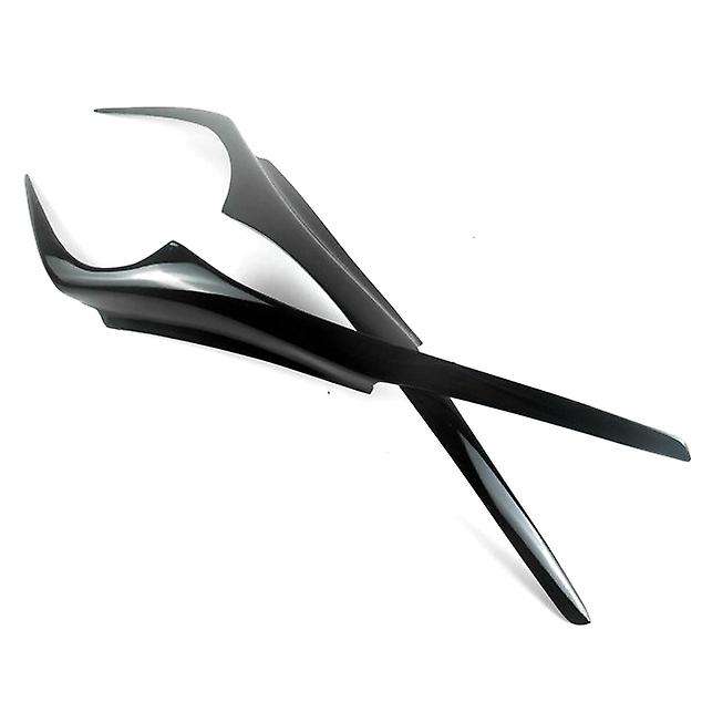 for 3 Series E90 E91 2006-2011 Glossy Black Car Sticker Front Headlights Eyebrow Eyelid Trim Cover A