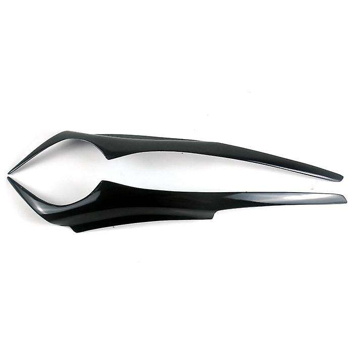 for 3 Series E90 E91 2006-2011 Glossy Black Car Sticker Front Headlights Eyebrow Eyelid Trim Cover A