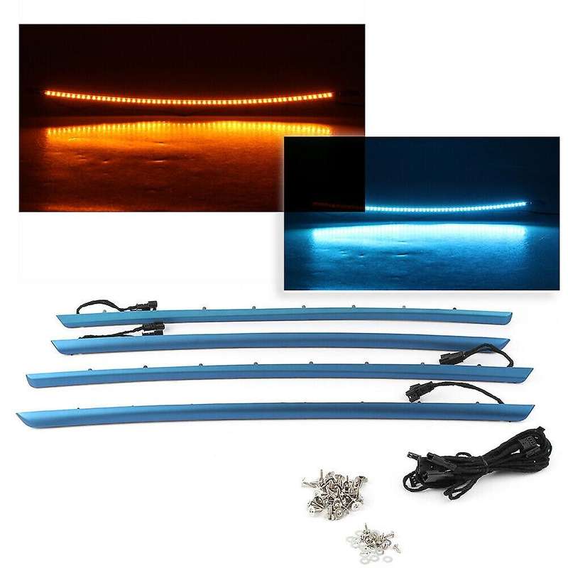for 3 Series F30 Neon Interior Door Ambient Lights Decorative Lightings Strip LED Lights Blue