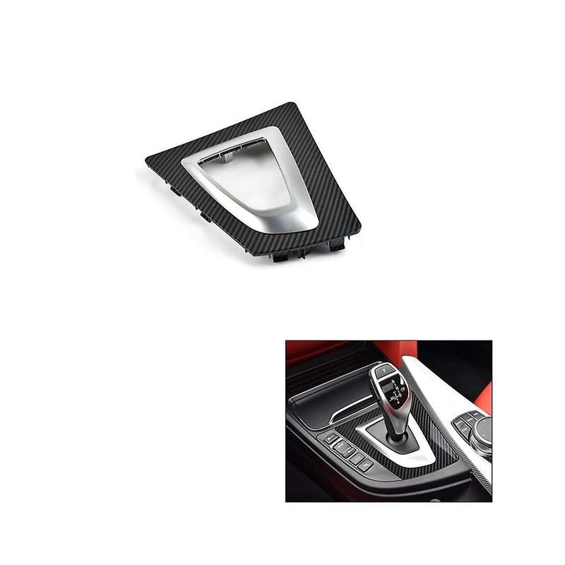 for 3 Series F30 Carbon Fiber Gear Lever Trim for 4 Series 318 Gear Lever Base Panel Trim Frame Cove