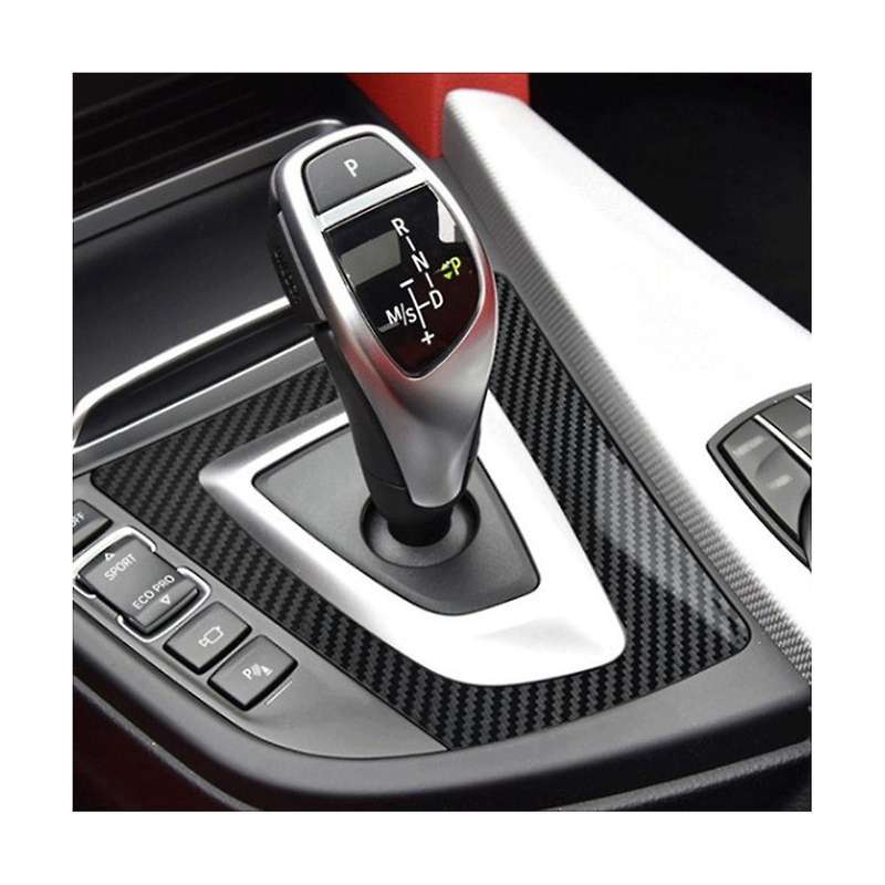 for 3 Series F30 Carbon Fiber Gear Lever Trim for 4 Series 318 Gear Lever Base Panel Trim Frame Cove