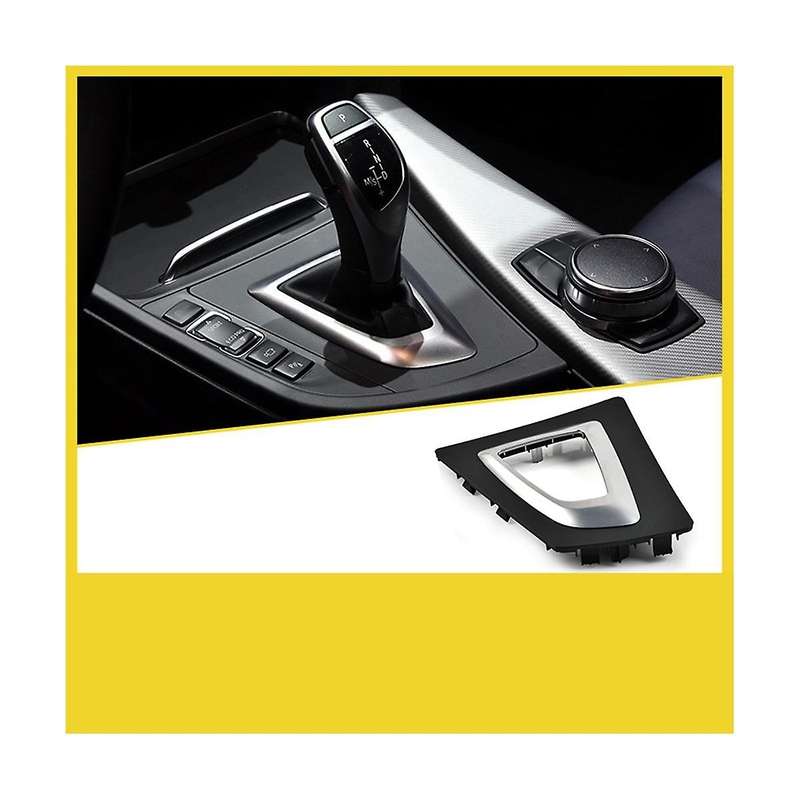 for 3 Series F30 Black Gear Lever Trim for 4 Series 318 Gear Lever Base Panel Trim Frame Cover