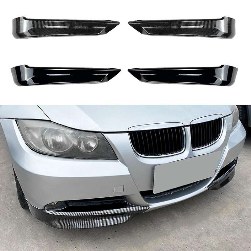 for 3 Series E90 E91 Pre 320i 330i 2005-2008 Front Bumper Lip Angle Diffuser Splitter Spoiler Prote