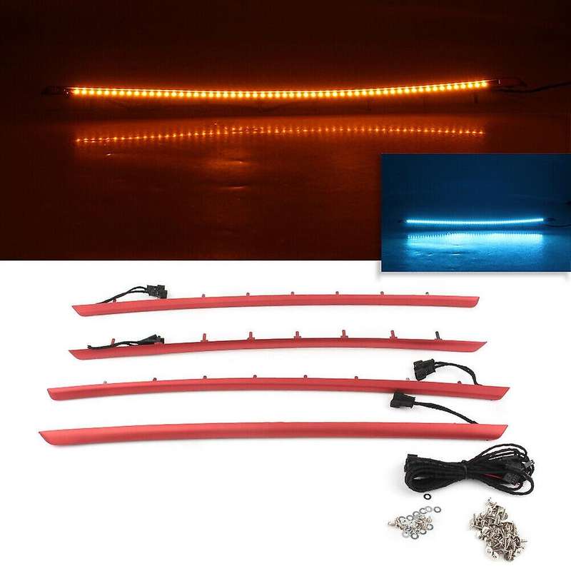 for 3 Series F30 Neon Interior Door Ambient Lights Decorative Lightings Strip LED Lights Red