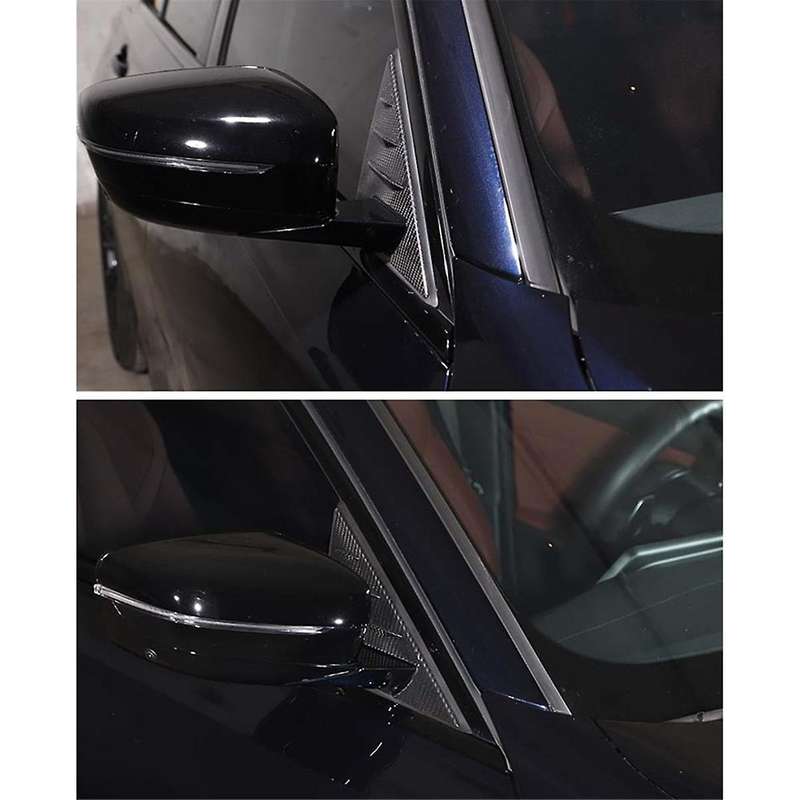 for 3 Series G20 G28 2020-2023 Real Carbon Fiber A-Pillar Triangle Cover Trim Decorative Exterior A