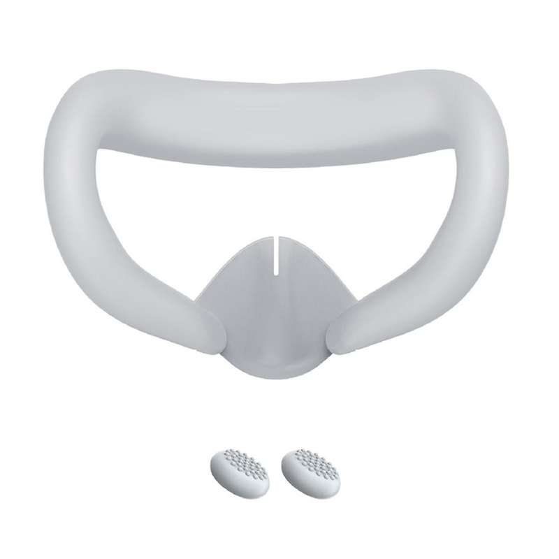 for 3 Silicone Case+Handle Case+Face Cover+Blackout Mask Full Kit Anti-Leakage Nose Pad VR Silicone