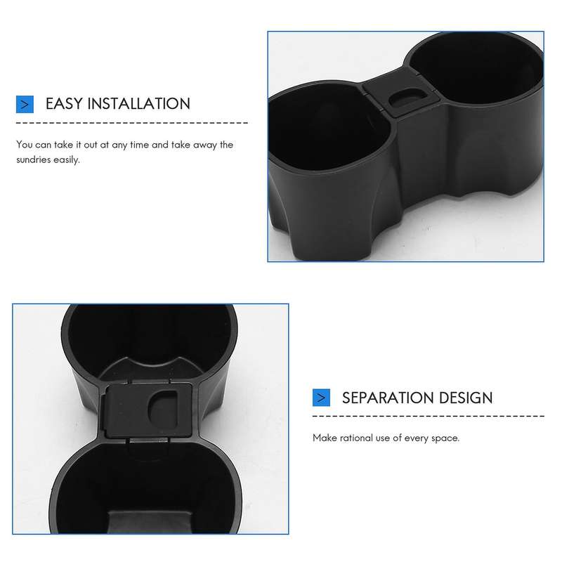 for 3 Y 2021 Center Console Cup Holder Inserts Interior Accessories for Coffee Cup Car Interior