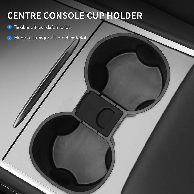 for 3 Y 2021 Center Console Cup Holder Inserts Interior Accessories for Coffee Cup Car Interior