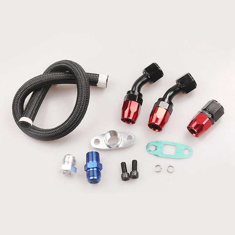 for 3 T4 T3/T4 T70 T66 to Turbine Oil Supply and Return Oil Drain Pipe Kit BU+SL Water Universal Tur