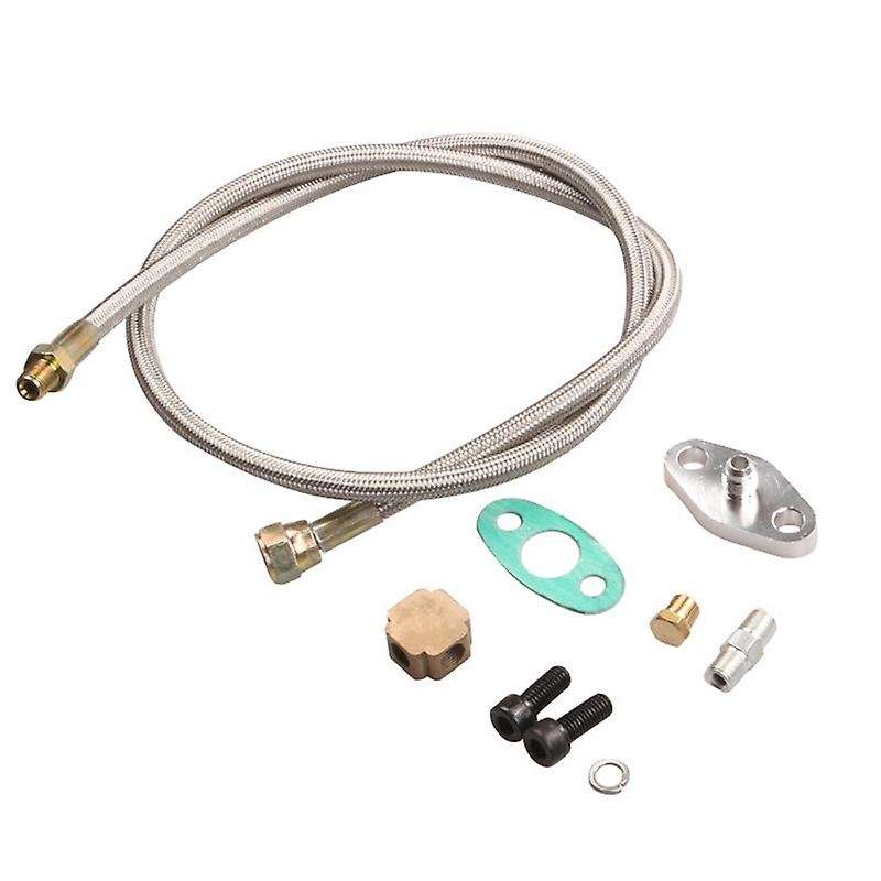 for 3 T4 T3/T4 T70 T66 to Turbine Oil Supply and Return Oil Drain Pipe Kit BU+SL Water Universal Tur