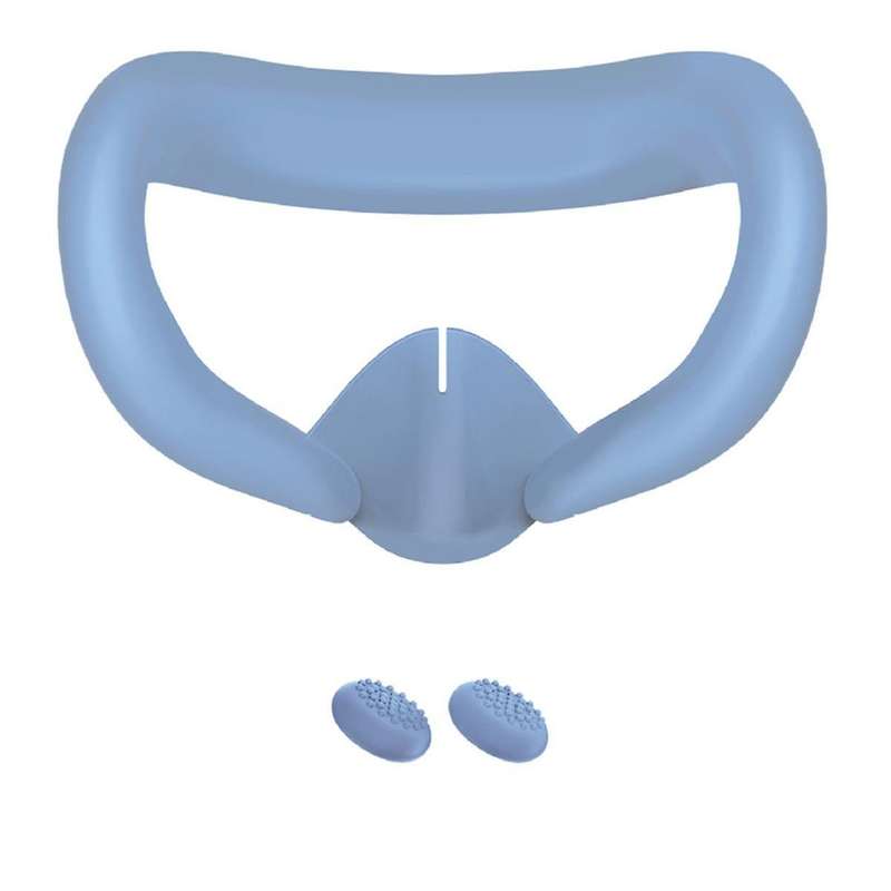 for 3 Silicone Case+Handle Case+Face Cover+Blackout Mask Full Kit Anti-Leakage Nose Pad VR Silicone