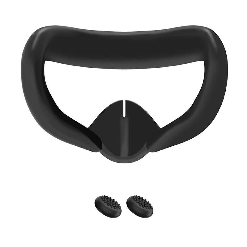 for 3 Silicone Case+Handle Case+Face Cover+Blackout Mask Full Kit Anti-Leakage Nose Pad VR Silicone