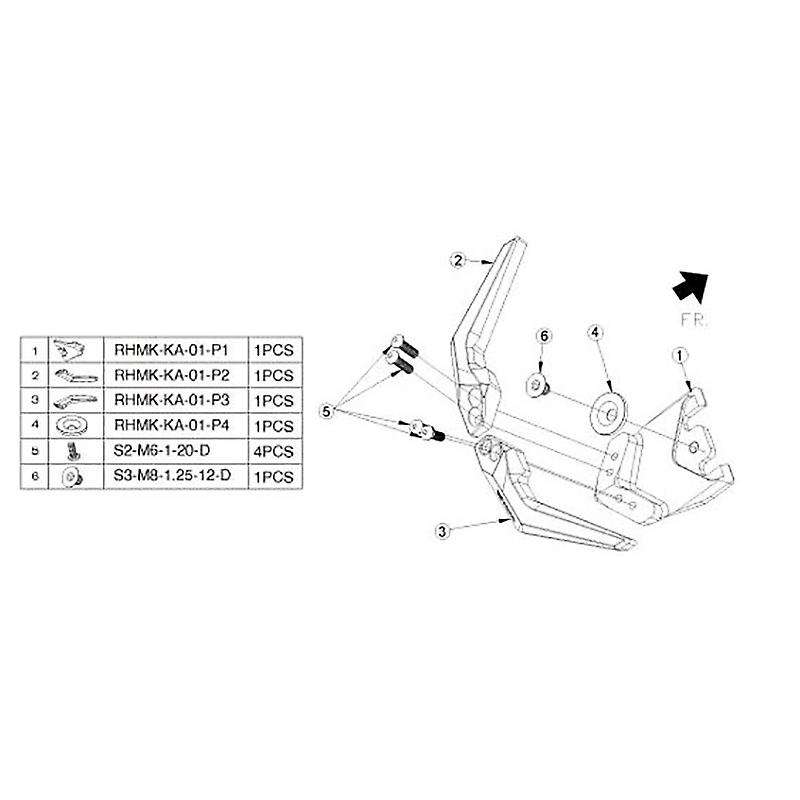 for 300 ZX300 Z300 2013-2016 Motorcycle Rear Passenger Pillion Seat Armrest Grab Handlebar Rail Hand