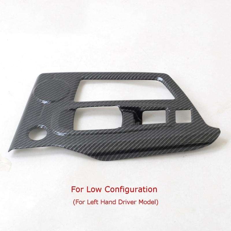 for 3008 Gt 2016 2017 2018 Carbon Fiber Gear Shift Panel Cover Car Decoration Trim Interior Accessor