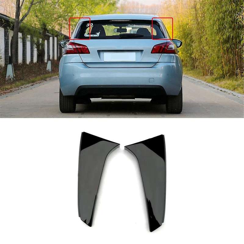 for 308s Back Door Trim Panel Tail Door Deflector Back Door Black Trim Strip 96779565xt 96779567xt