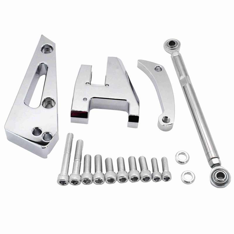 for 350 Short Water Pump Lwp Aluminum Alternator Bracket Kit Polished Professional Car Accessories