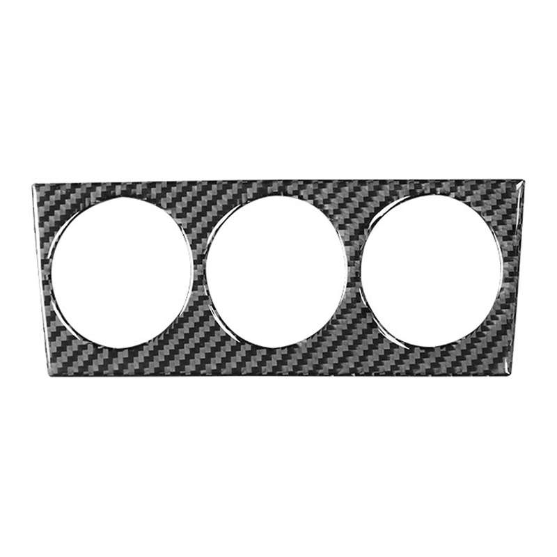 for 350Z 2003-2009 Air Conditioning Control Button Panel Dashboard Frame Carbon Fiber Car Accessorie