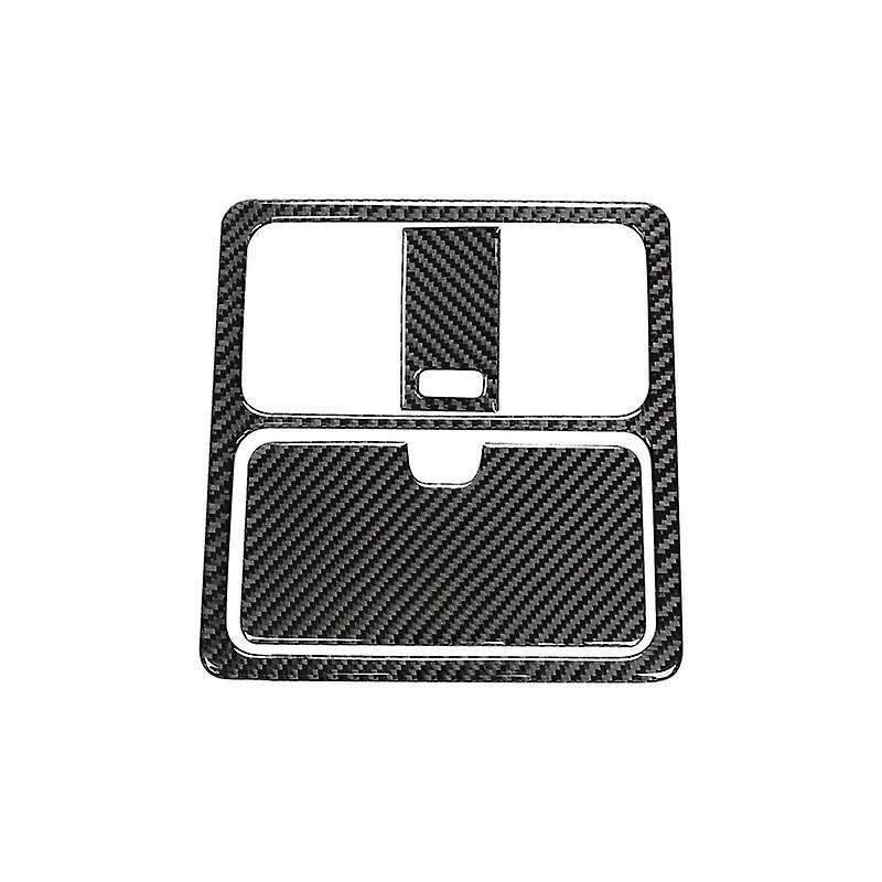 for 350Z 2006-2009 Carbon Fiber Overhead Console Panel Reading Light Frame Sticker Cover Trim Frame