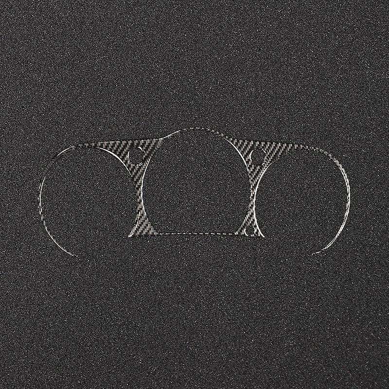for 350Z 2006-2009 Carbon Fiber Speedometer Surround Frame Sticker Instrument Cover Trim Black