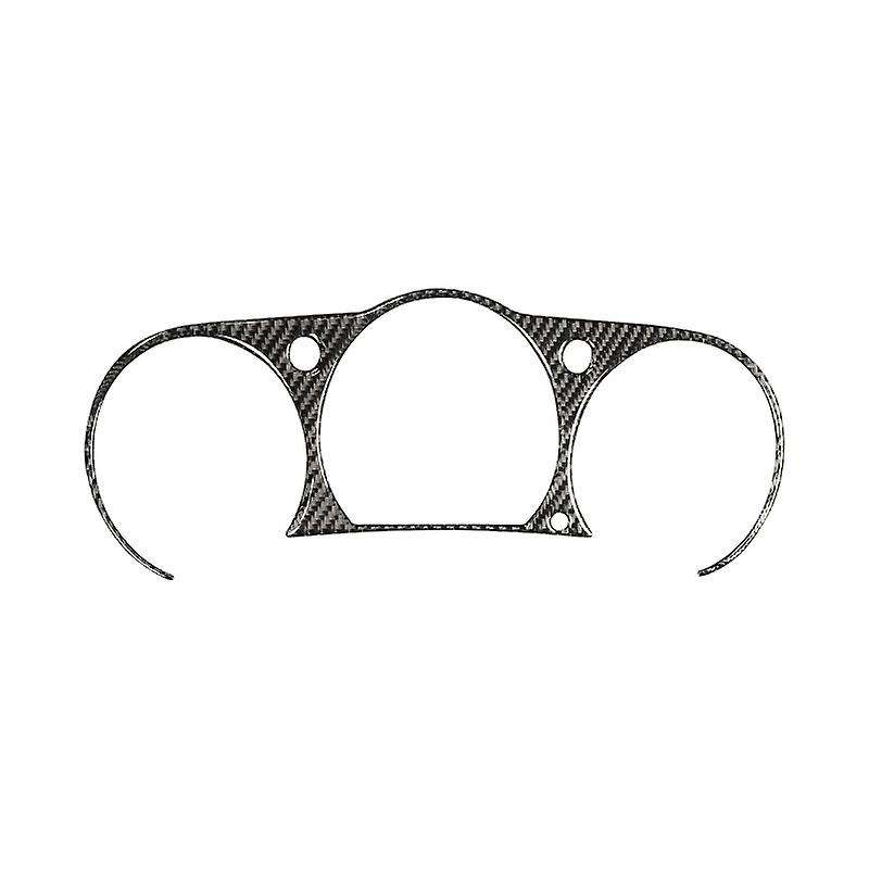 for 350Z 2006-2009 Carbon Fiber Speedometer Surround Frame Sticker Instrument Cover Trim Black