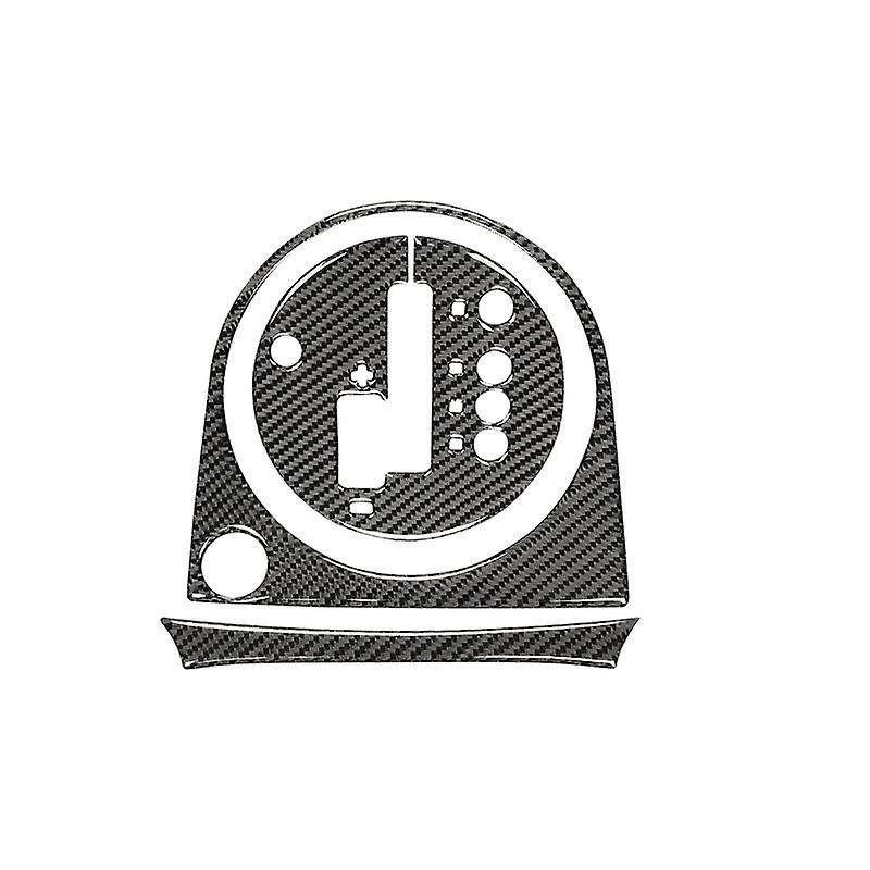 for 350Z 2006-2009 Carbon Fiber Automatic Shifter Insert Surround Gear Shift Panel Sticker Cover Tri
