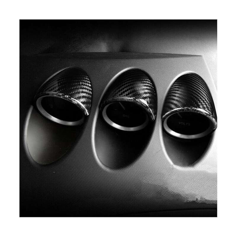 for 350z Z33 At Rhd Center Console Gear Panel Window Lift Cover Set Interior Trim Accessories, Abs