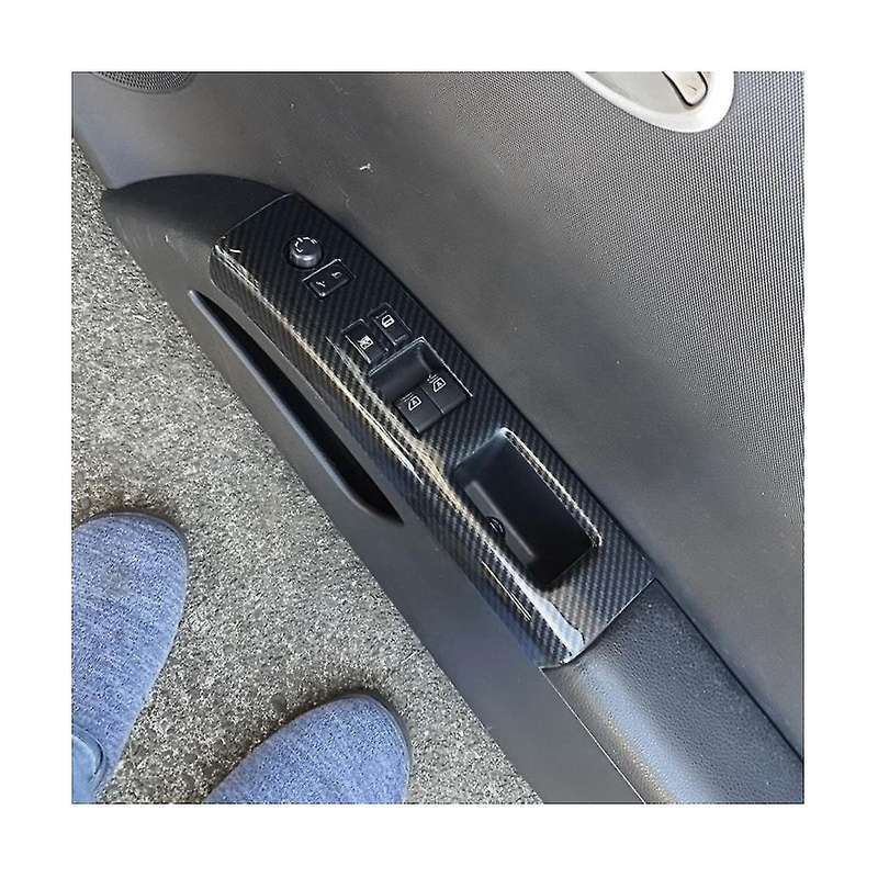 for 350z Z33 At Rhd Center Console Gear Panel Window Lift Cover Set Interior Trim Accessories, Abs