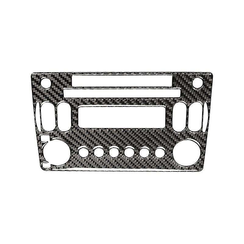 for 350Z Z33 2003-2009 Carbon Fiber Radio CD Player Control Button Panel Sticker Black