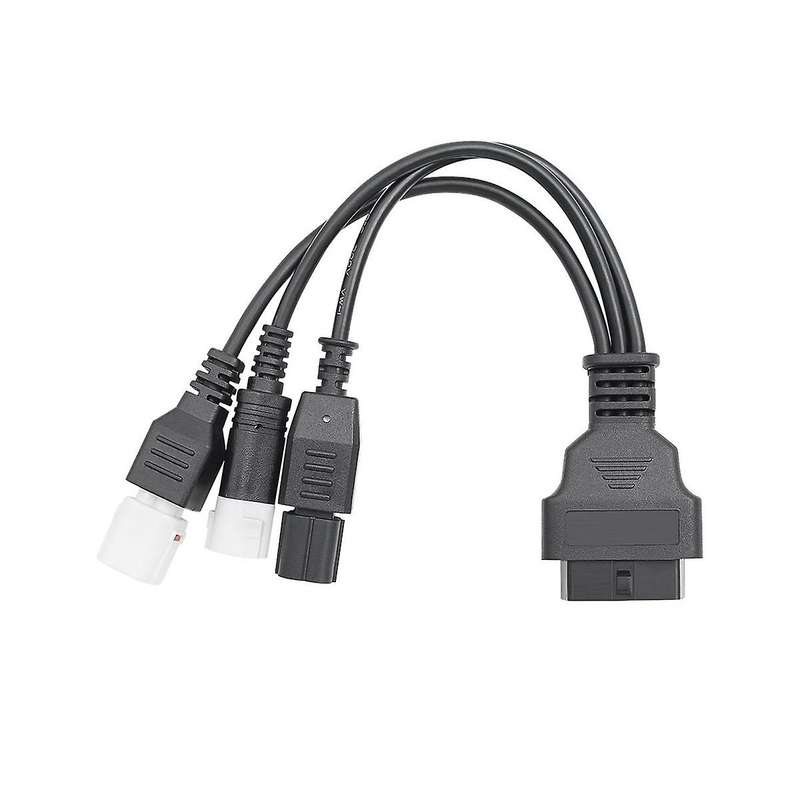 for 3pin/4pin 6pin Motorcycle Obd Diagnostic Canbus Connector Cable Obd2 3 In1 Plug Cable Adapter