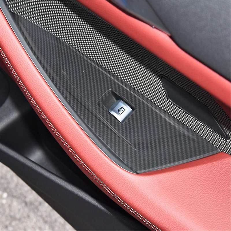 for 4 Series G22 G23 2020-2023 Car Window Glass Lift Button Switch Frame Cover Trim Stickers Accesso