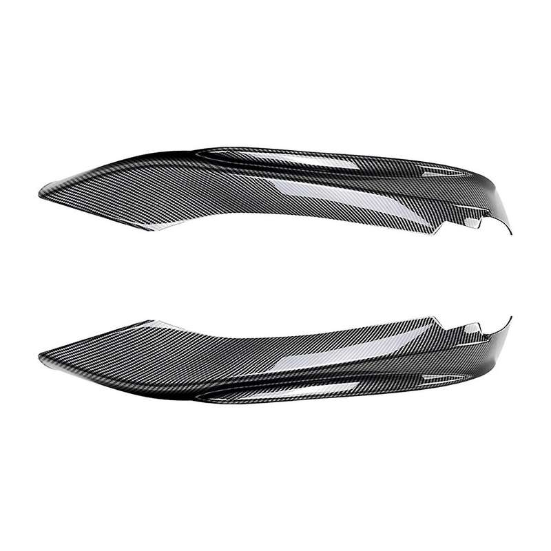 for -4 Series F32 F33 F36 2014-2020 Front Bumper Lip Diffuser Splitter Spoiler Protector Carbon Fib