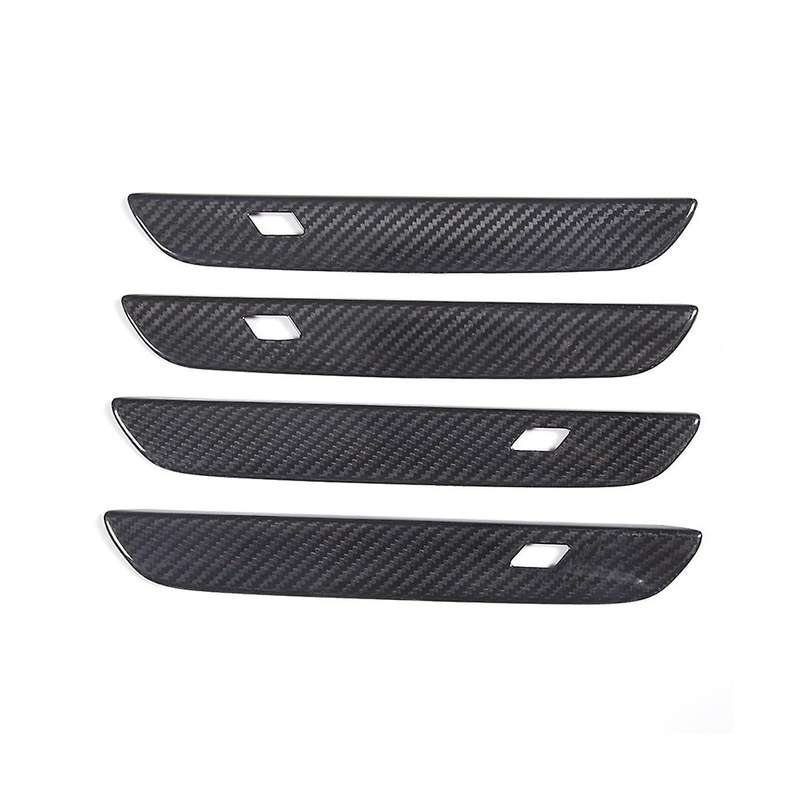 for 4 Series G26 2022 Dry Carbon Fiber Car Outer Door Handle Cover Trim Decorative Sticker Exterior