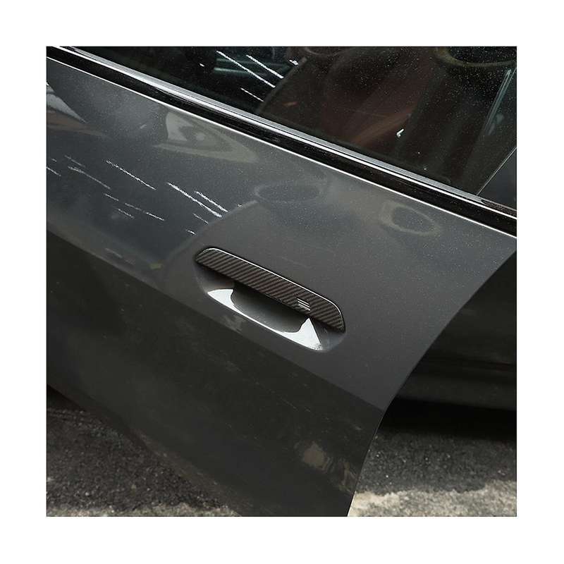 for 4 Series G26 2022 Dry Carbon Fiber Car Outer Door Handle Cover Trim Decorative Sticker Exterior