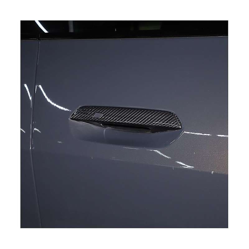 for 4 Series G26 2022 Dry Carbon Fiber Car Outer Door Handle Cover Trim Decorative Sticker Exterior