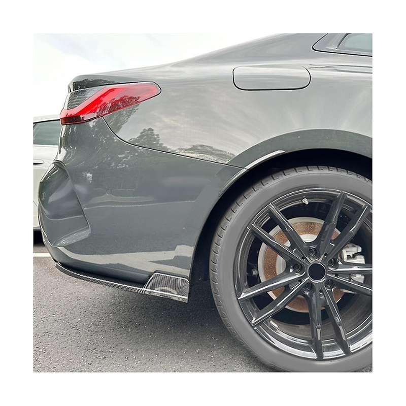for 4 Series G22 G23 2020+ Rear Bumper Lip Angle Diffuser Splitter Spoiler Protector Carbon Fiber