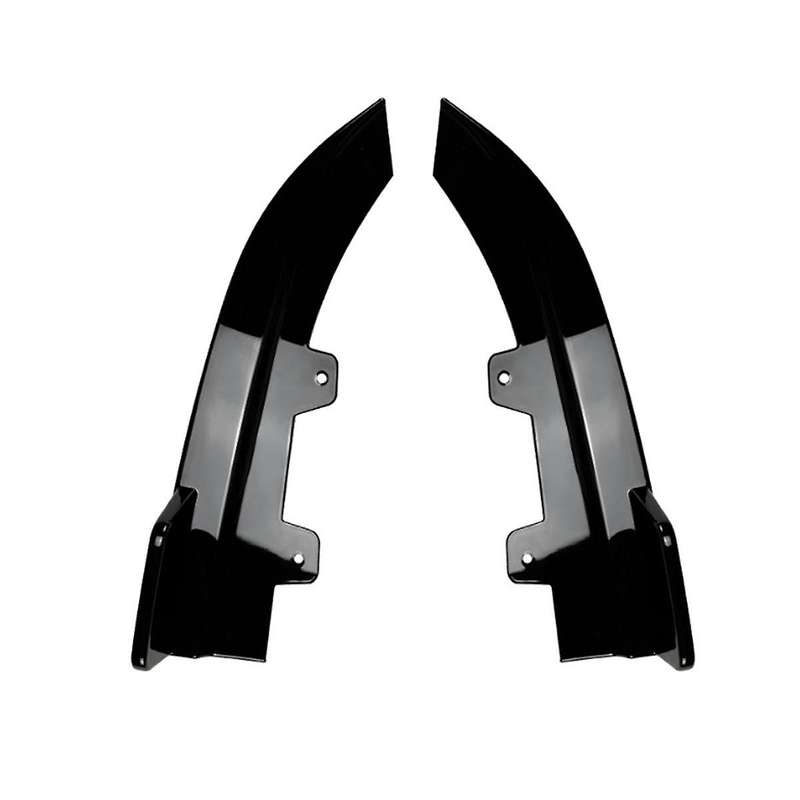 for 4 Series G22 G23 2020+ Rear Bumper Lip Angle Diffuser Splitter Spoiler Protector Bright Black