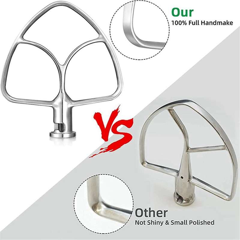for 4.5-5QT Tilt-Head Stand Mixers Accessories Mixing Bowl+Dumping Protective Cover+Flat Stirrer At