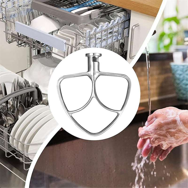 for 4.5-5QT Tilt-Head Stand Mixers Accessories Mixing Bowl+Dumping Protective Cover+Flat Stirrer At