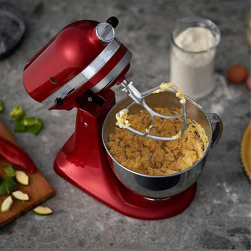 for 4.5-5QT Tilt-Head Stand Mixers Accessories Mixing Bowl+Dumping Protective Cover+Flat Stirrer At