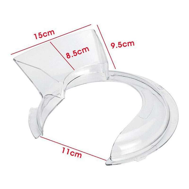 for 4.5-5QT Tilt Head Stand Mixer Pastry Beater & Secure Fit Pouring Shield Attachment Stainless Fla