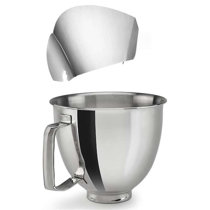 for 4.5-5QT Tilt-Head Stand Mixers Accessories Mixing Bowl with Handle+Dumping Protective Cover