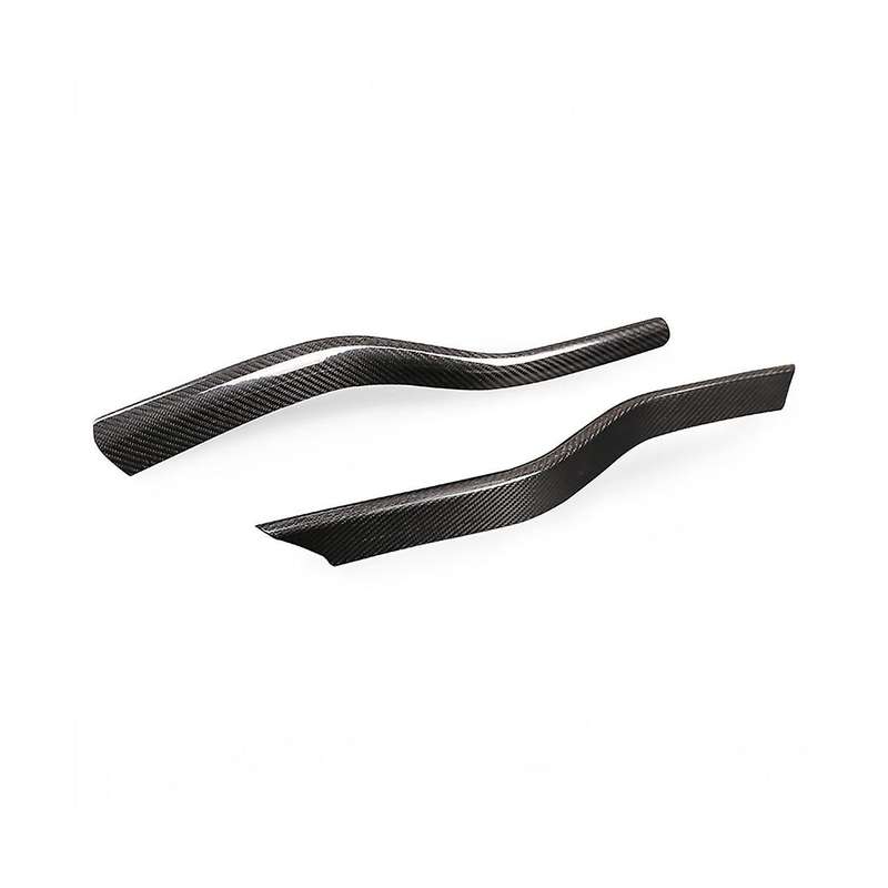 for 458 2011-2016 Dry Carbon Fiber Car Rear Bumper Splitter Lip Diffuser Spoiler Cover Trim Accesso