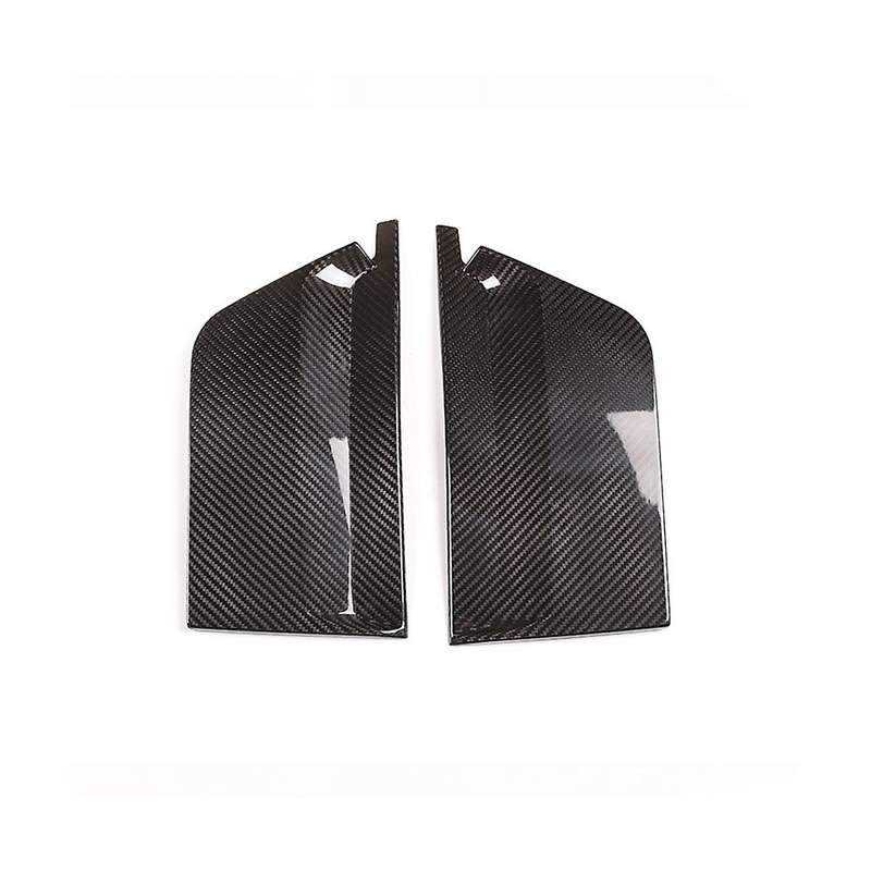 for 458 2011-2016 Dry Carbon Fiber Car B-pillar Window Cover Decoration Side Pillar Protection Trim