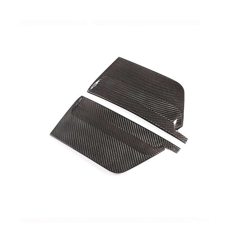for 458 2011-2016 Dry Carbon Fiber Car B-pillar Window Cover Decoration Side Pillar Protection Trim