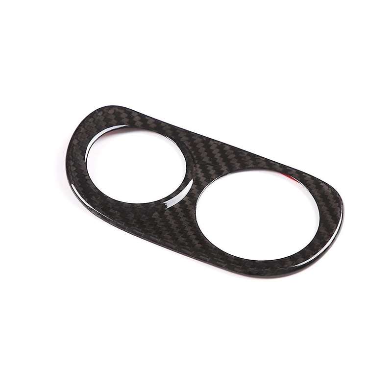 for 458 2011-2016 Dry Carbon Fiber Car Headlight Switch Buttons Frame Cover Trim Sticker Interior A