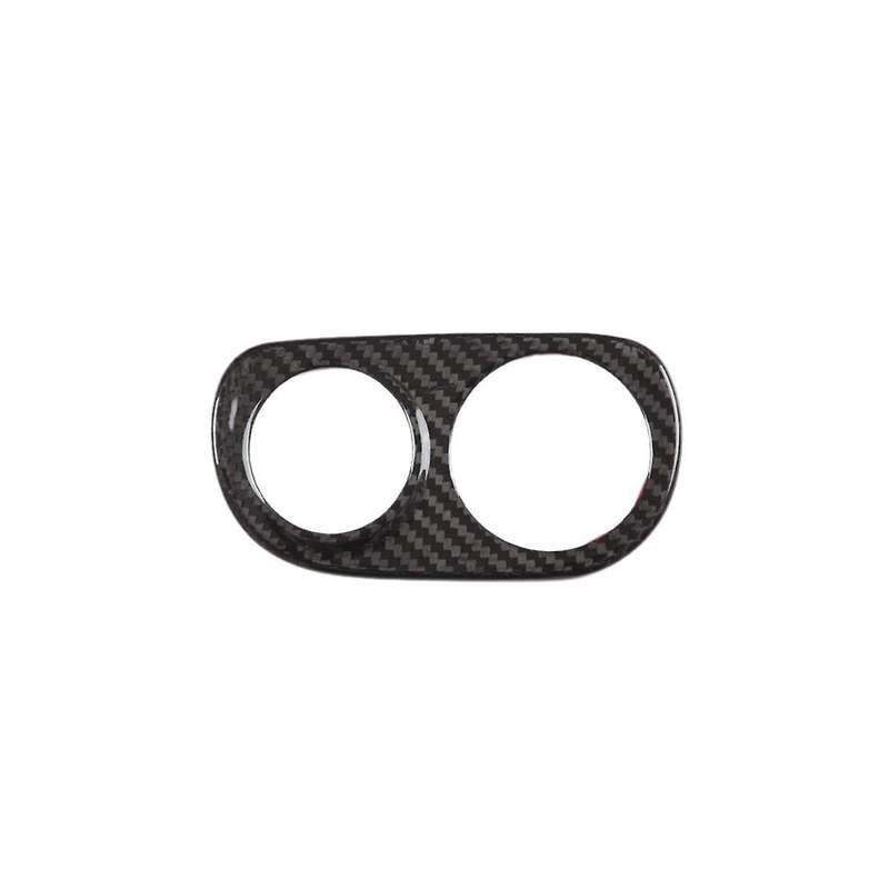 for 458 2011-2016 Dry Carbon Fiber Car Headlight Switch Buttons Frame Cover Trim Sticker Interior A