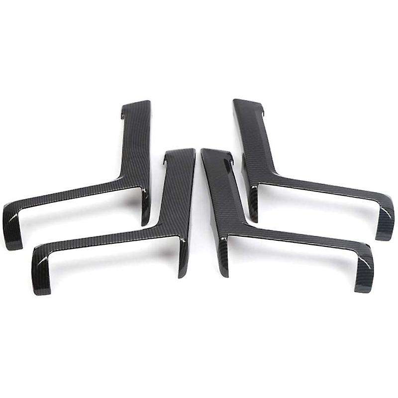 for 4Runner 2010-2019 Car Accessories Door Side Armrest Strip Cover Trim ABS 4PCS