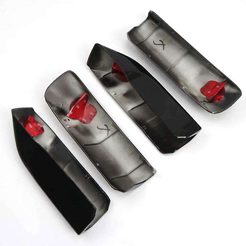 for 4Runner 2010-2018 Car Luggage Roof Rails Rack Leg Cover End Cap Protection Cover Accessories,Bla