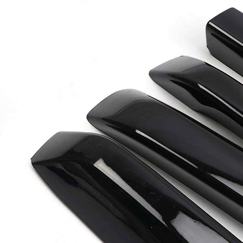 for 4Runner 2010-2018 Car Luggage Roof Rails Rack Leg Cover End Cap Protection Cover Accessories,Bla