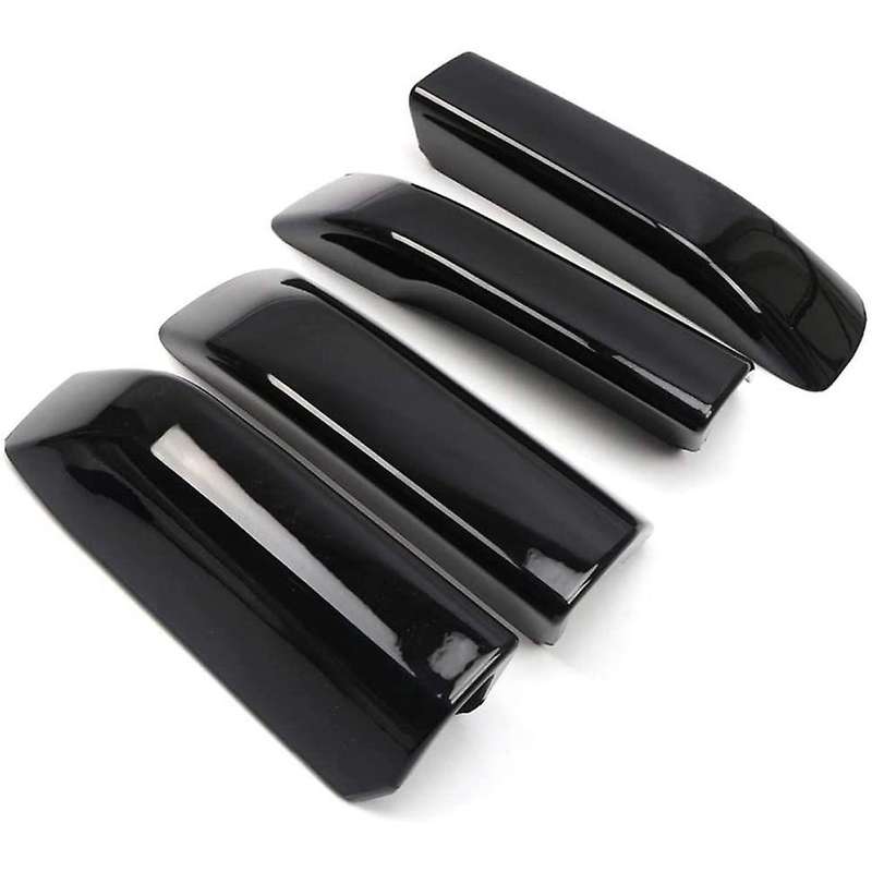 for 4Runner 2010-2018 Car Luggage Roof Rails Rack Leg Cover End Cap Protection Cover Accessories,Bla